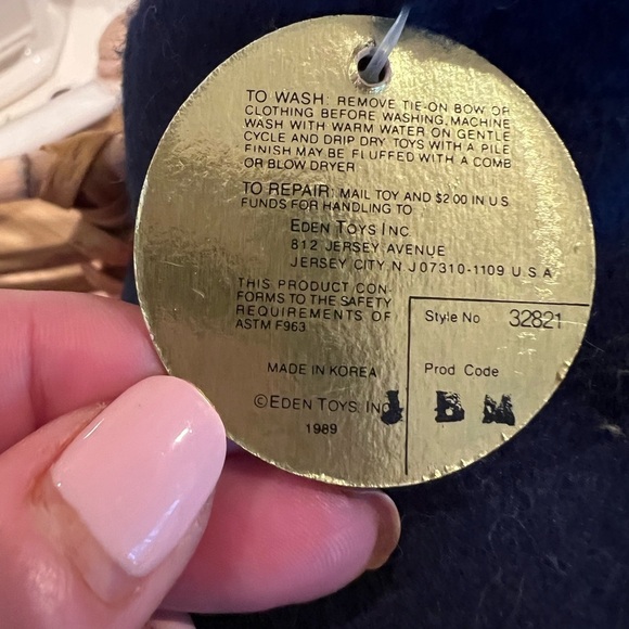 Paddington Bear Plush Toy, 31st anniversary with tags, Eden Toys, see pics - Picture 4 of 9